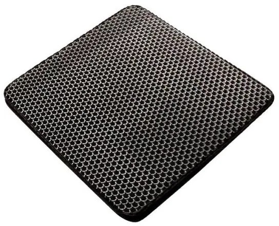Covor pentru colectarea granulelor de nisip, pentru pisici, negru, 30x30 cm