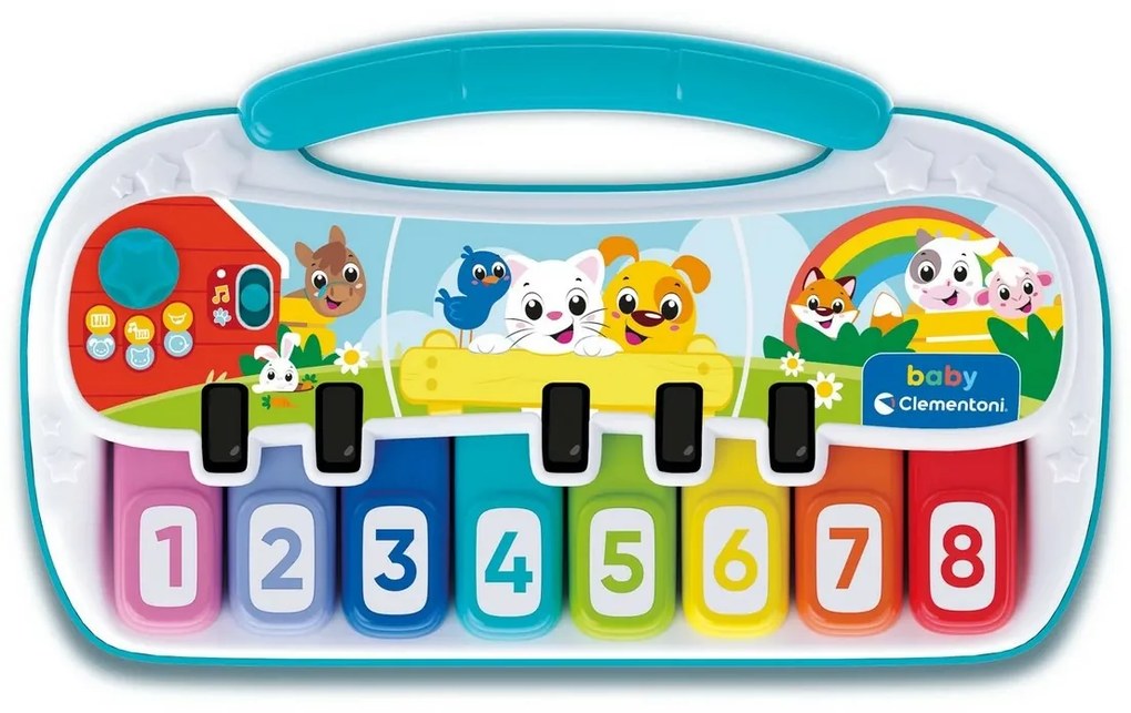 Clemmy Baby Baby pian electric cu animale