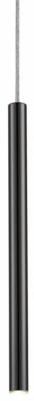 Pendul LED design minimalist LOYA, negru-pearl black