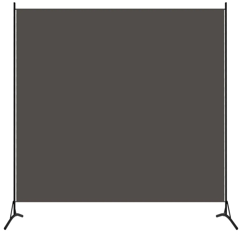 320737 vidaXL Separator de cameră, antracit, 175x180 cm, textil