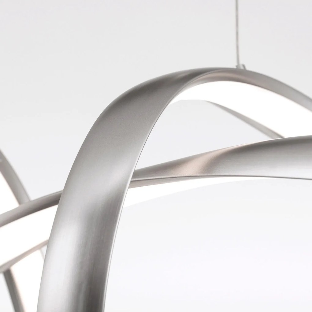 Lustra suspendata dimabila Circus satin chrome