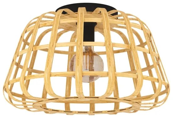 Plafonieră Eglo 390149 MONTEZUELO 1xE27/40W/230V maro