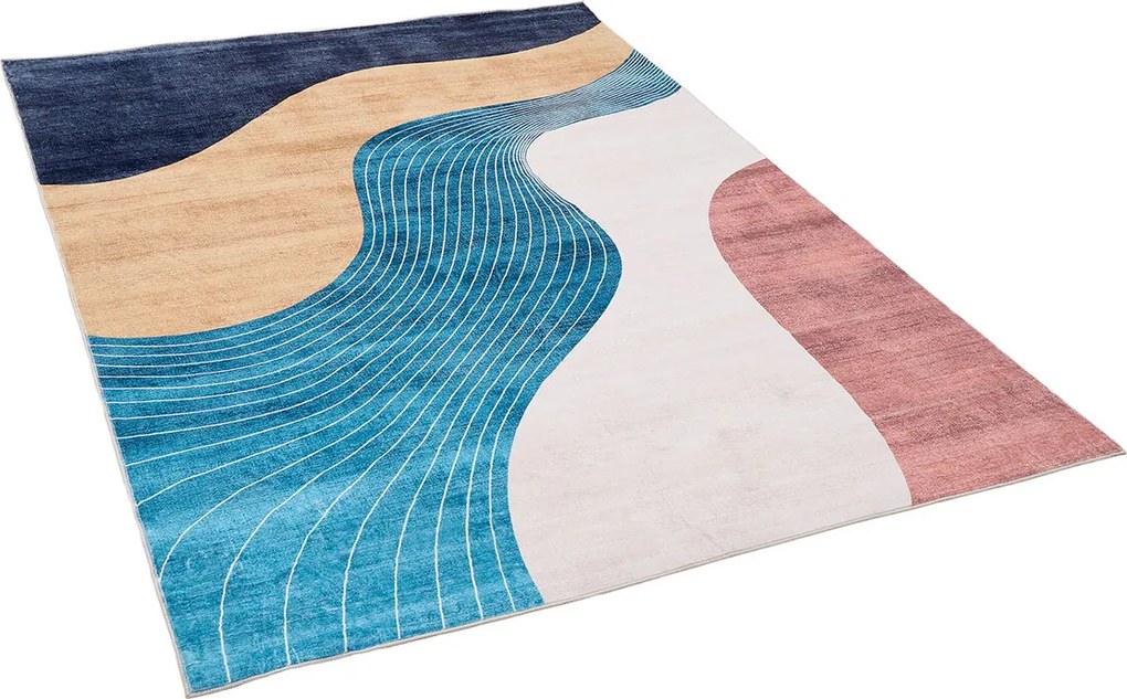 Covor cu print, Flow, Heinner, 160x230 cm, poliester, multicolor