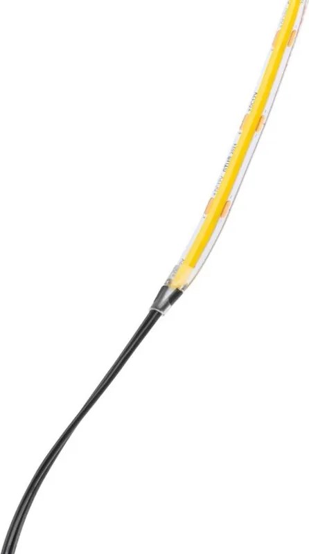 Bandă LED COB Gel Free GTV pentru mobilier, lumină caldă, 480 LED m, 660 lm m, 12V, IP20, 50 m 10 W/m, 12 V, LED Cob, 660 lm/m, Alb cald, 8 mm
