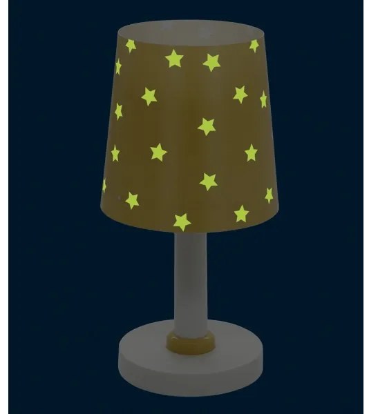 Lampă pentru copii STAR LIGHT 1xE14/40W/230V galbenă Dalber 82211A