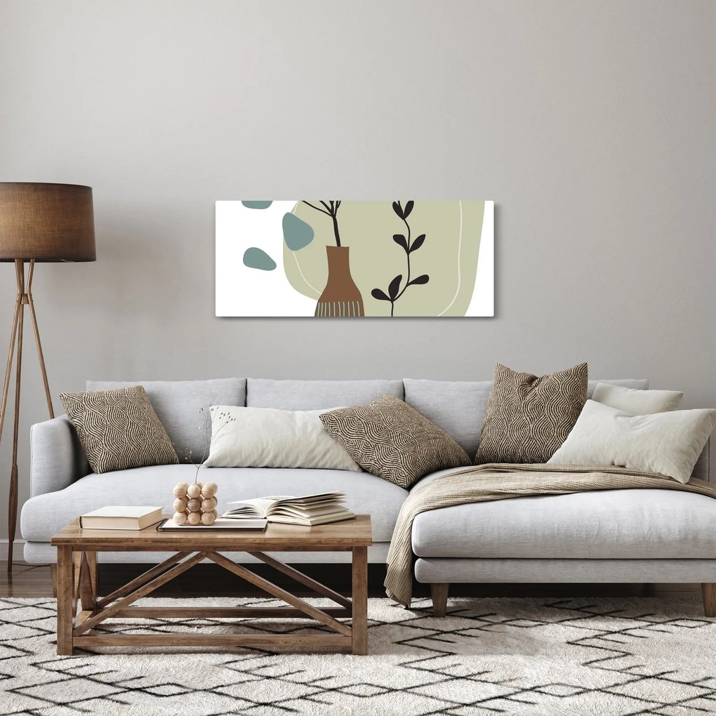 Tablou - Flori într-o vază N⁰2 (120x50 cm)