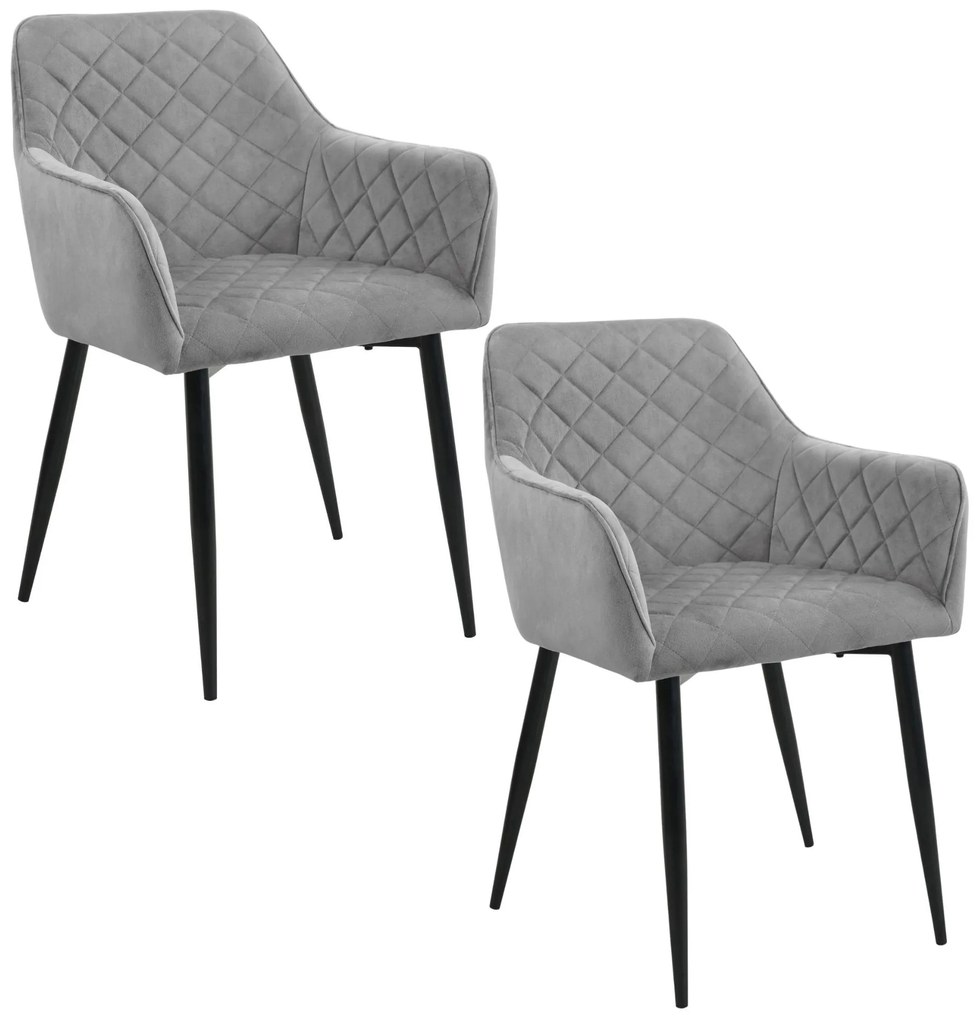 Scaun de masă Sunanda (Gri) (2buc). 1069503