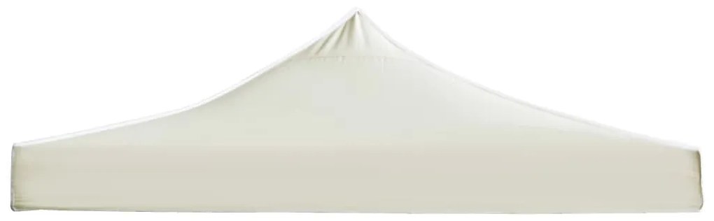 Acoperis cort de petrecere, crem, 3 x 6 m