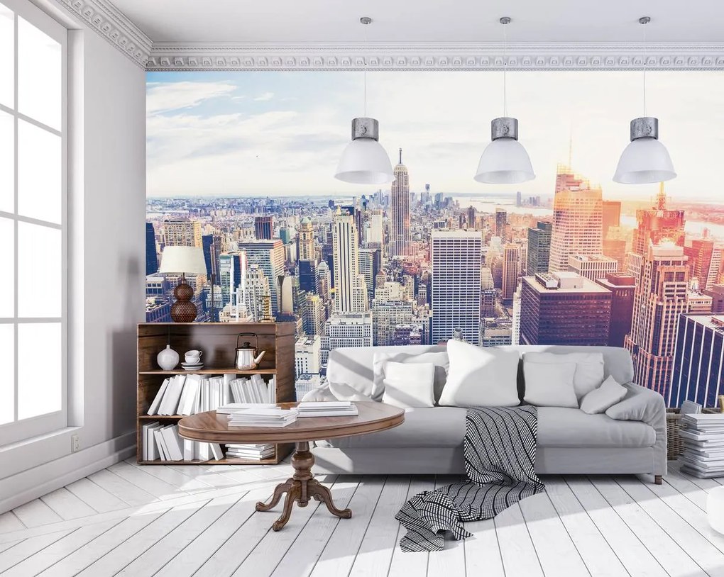 Fototapet - Privire spre New York City (254x184 cm)