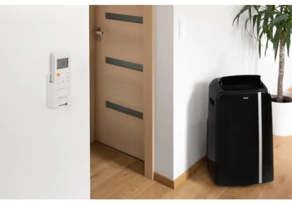 Aparat mobil inteligent de aer condiționat 3 în 1 1450W/230V 12000 BTU Wi-Fi negru + telecomandă