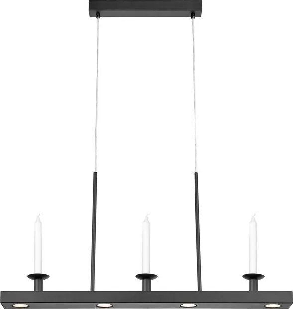 Lustră neagră LED cu intensitate reglabilă din metal Dining – Markslöjd