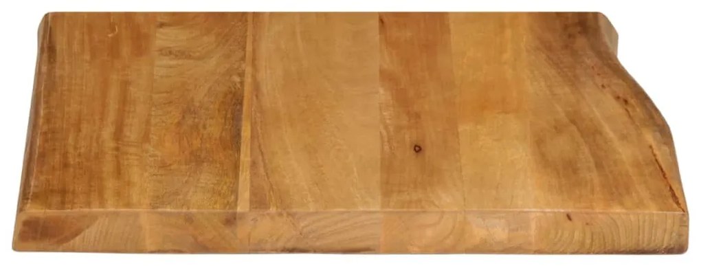 Blat masa cu margini, 60x60x3,8 cm, lemn masiv mango