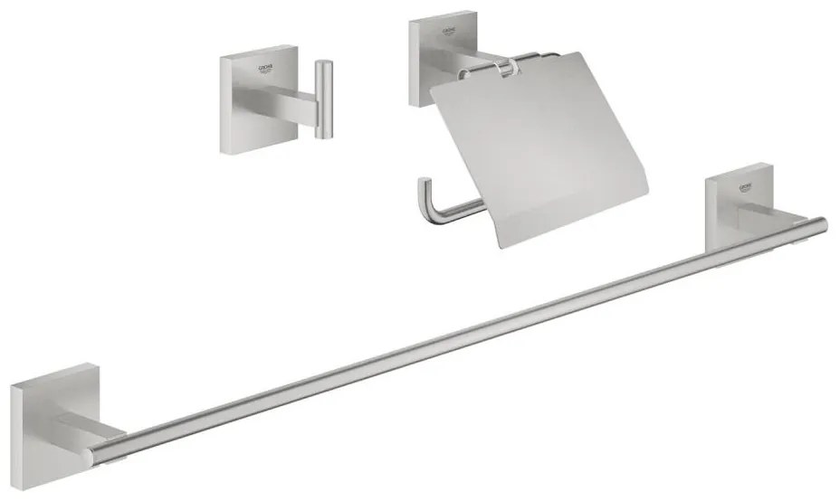 GROHE 41124DC0 - Set de accesorii START CUBE 558 mm, inox