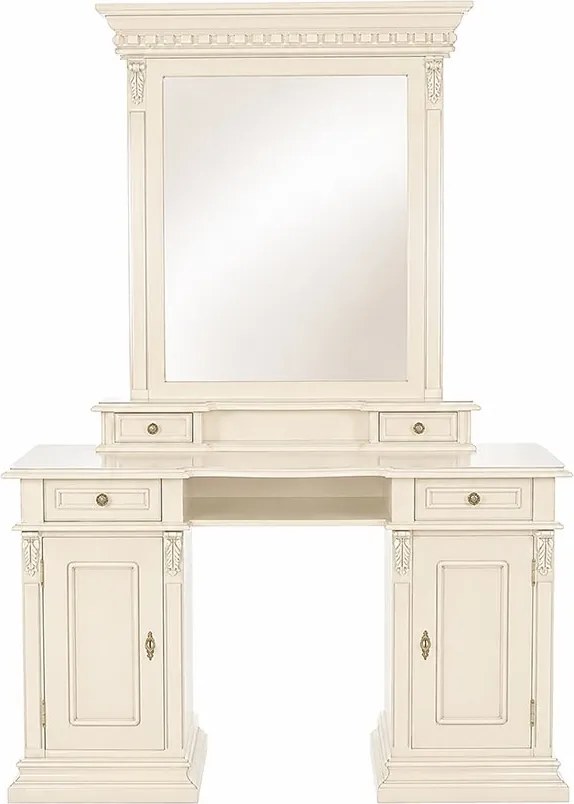 Masă lemn masiv Toaletă Bernhard, 140 × 48,5 × 83 cm