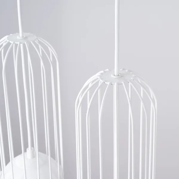 Lustră pe cablu Sollux SL.1333 BRINA 3xG9/8W/230V alb