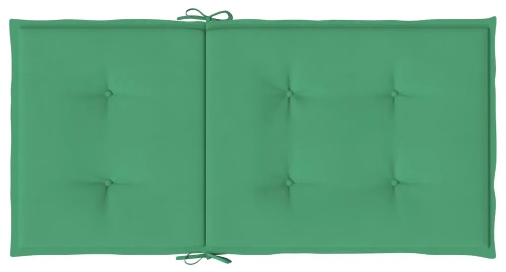Perne scaun de gradina, 2 buc., verde, 100x50x3 cm 2, Verde, 100 x 50 x 3 cm