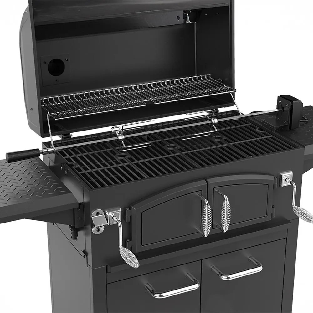 Frigare + rotisor cu motor electric 220V pentru grătar RANGLER