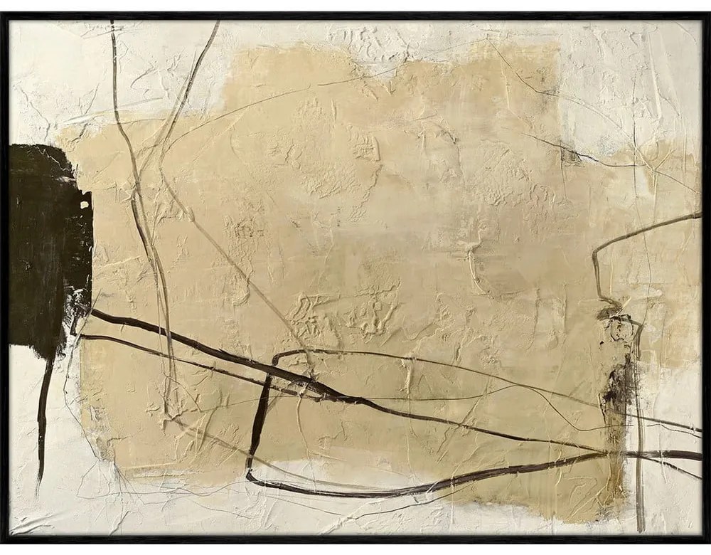 Tablou pictat manual 120x90 cm Cloudline – Malerifabrikken