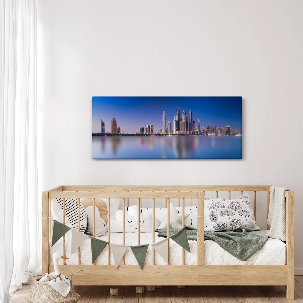 Tablou cu zgârie norii (120x50 cm)