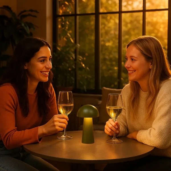 Rabalux 76038 - Lampă LED MIREO de exterior, tactilă, dimabilă, 1,5 W/5 V, IP44, 1200 mAh, USB, verde