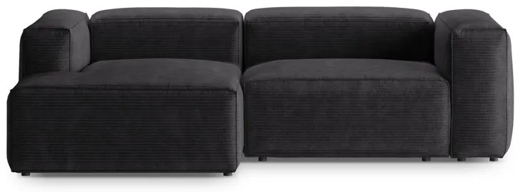 Coltar 2 locuri Bergamo velur reiat L244 cm