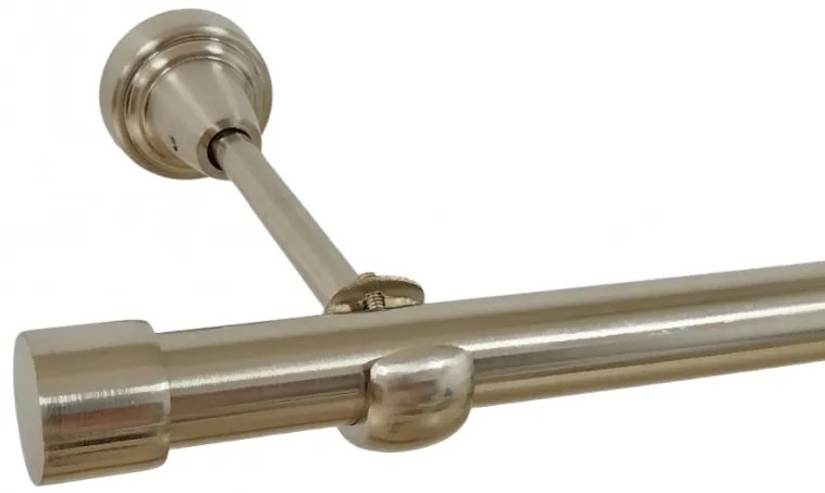 Galerie simpla fara inele capacel 19 mm INOX (Alege marime: 200 cm)