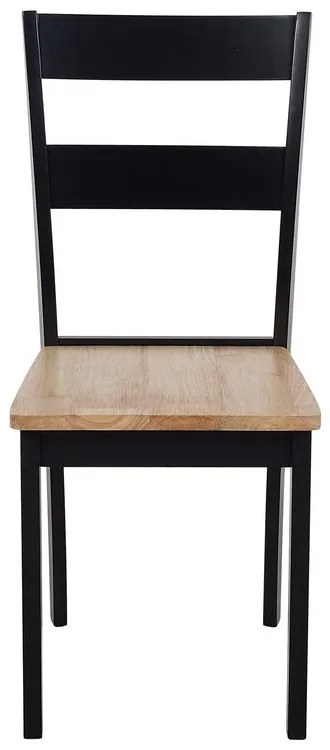 Set 2 buc. scaune pentru sufragerie Georgi (negru). 1010070
