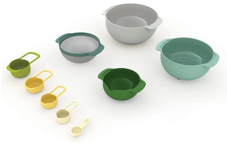 Set 9 boluri universale Joseph Joseph Nest Opal