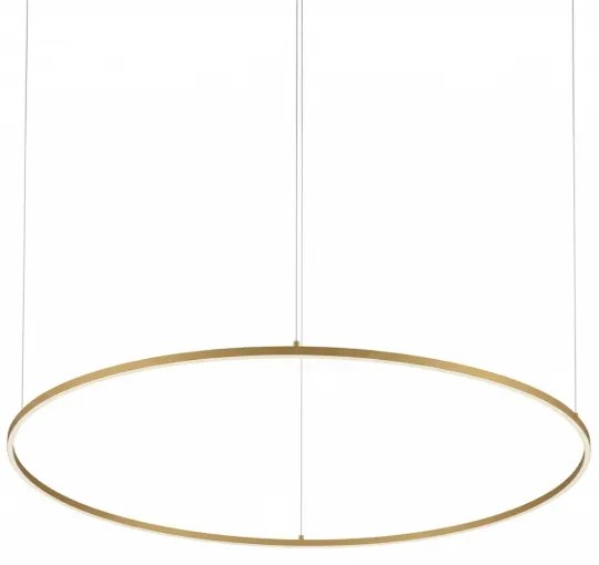 Ideal Lux - ORACLE SLIM Lustră LED suspendată pe cablu LED/37W/230V 4000K Ø 70 cm auriu