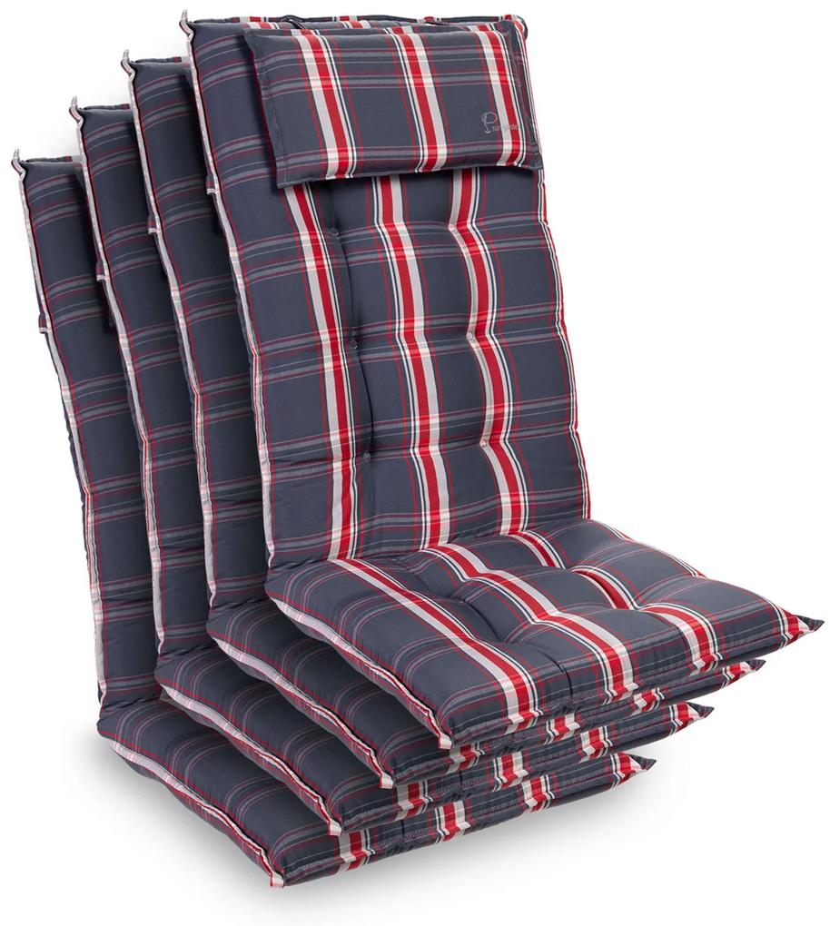 Sylt, pernă tapițată, pernă pentru scaun, spătar mai înat, poliester, 50 × 120 × 9 cm