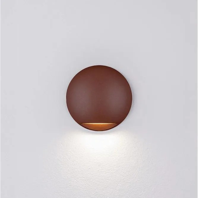 Aplica exterior cu iluminat jos LED IP65 PASSO corten