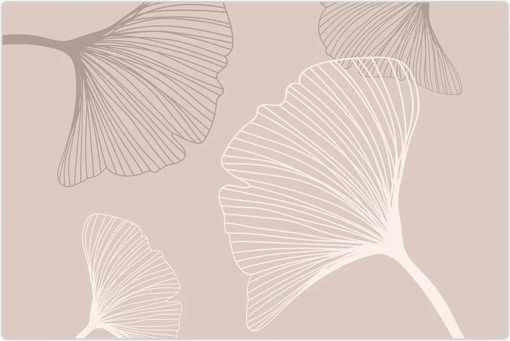 Tablou - Frunze bej N⁰6 (90x60 cm)