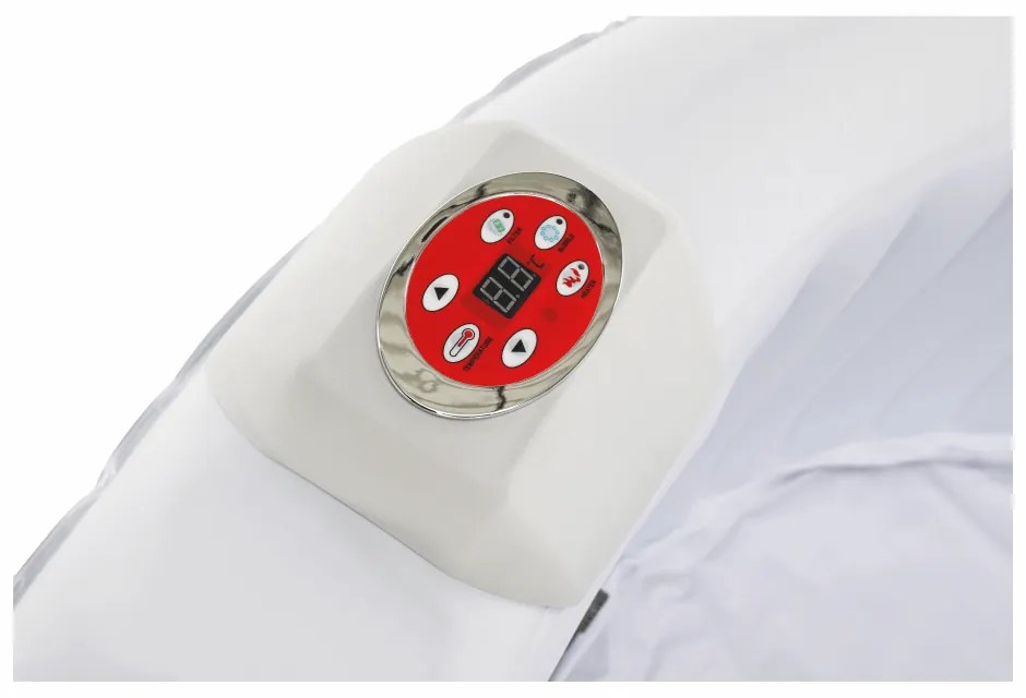 Jacuzzi gonflabil, maro/alb, 2-4 pers., 800 l, KAMINO TYP 1