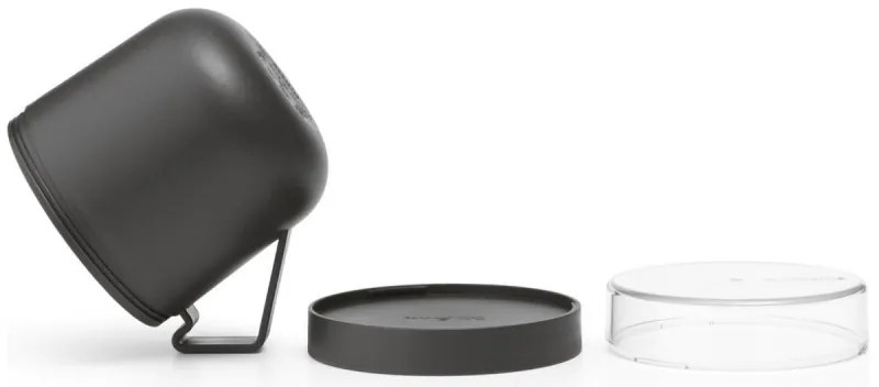Cana pentru supa cu capac Brabantia Make&Take 1006293, 600+180 ml, Capac cu infiletare, Fara BPA, Gri