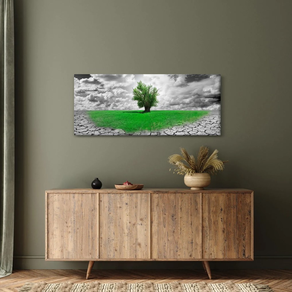 Tablou - O bucată de natură în oraș (120x50 cm)