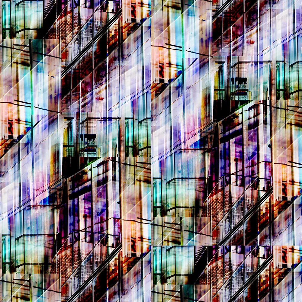 Fototapet, Neon City, Rebel Walls