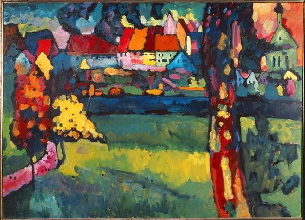 Murnau, 1909 Reproducere, Wassily Kandinsky