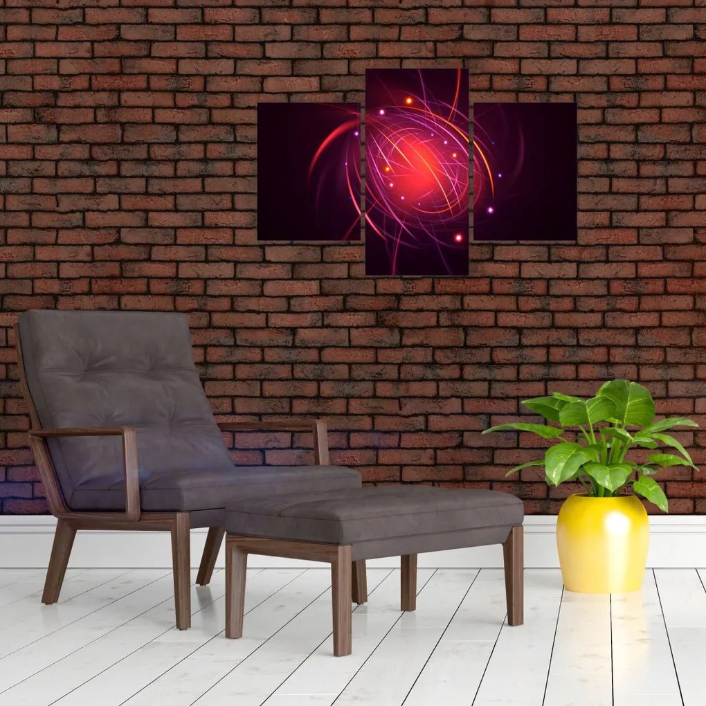 Tabloul modern cu abstacțiune (90x60 cm)