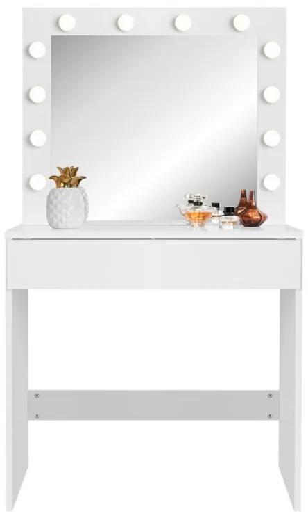 Masa de toaletă cu oglindă LED Mademoiselle Elegance