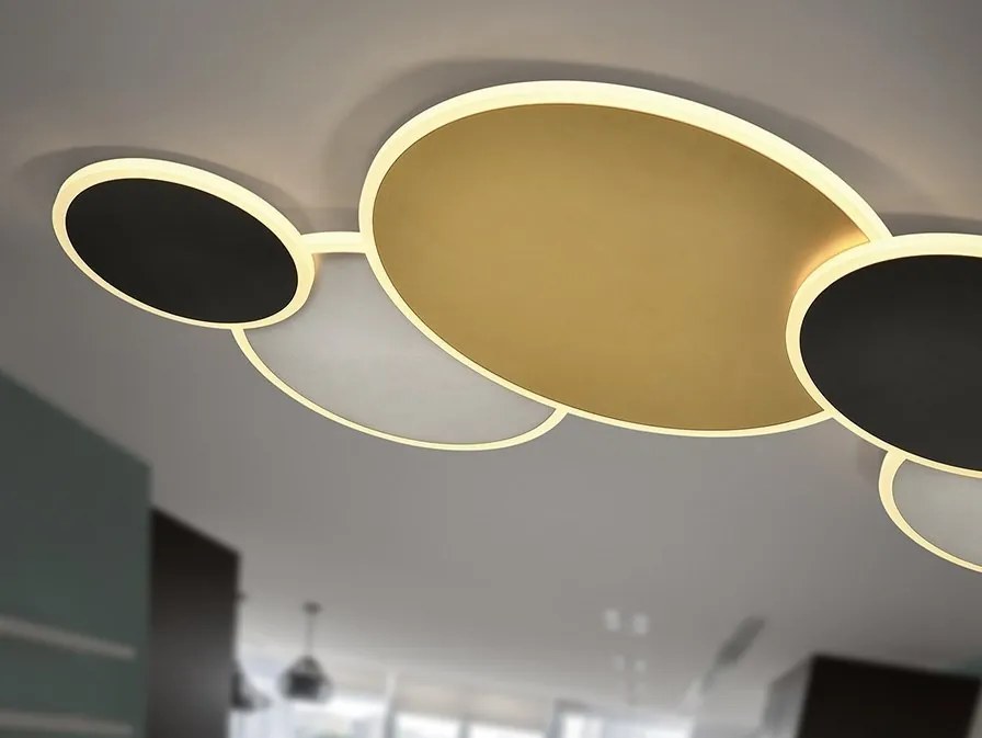 Lustra LED aplicata moderna design circular Umbra