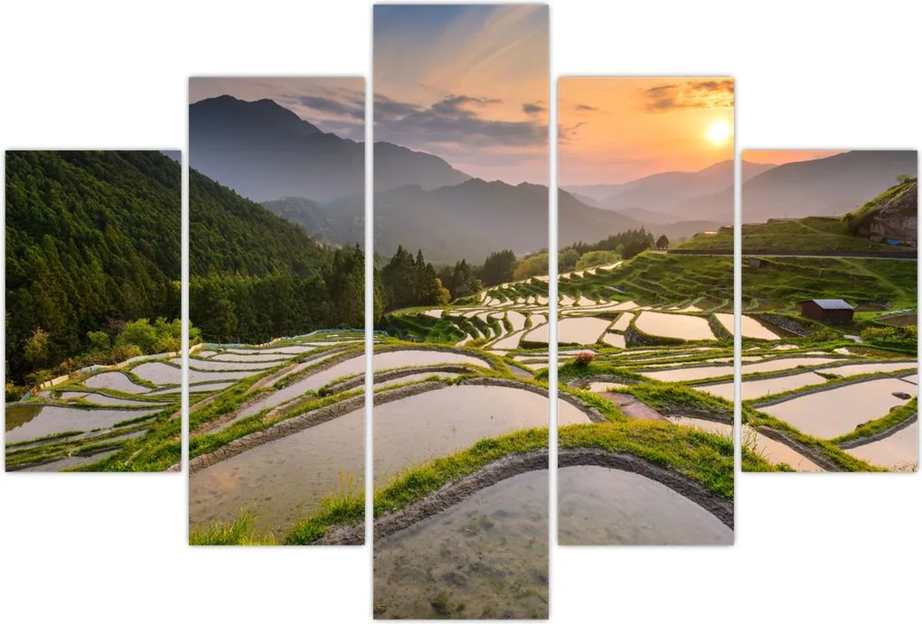 Tablou - Terase de orez (150x105 cm)