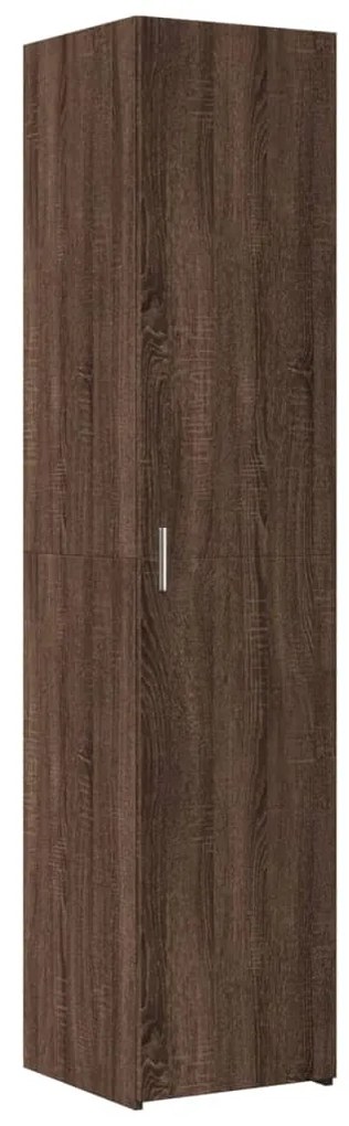 3281405 vidaXL Dulap înalt, stejar maro, 40x42,5x185 cm, lemn prelucrat