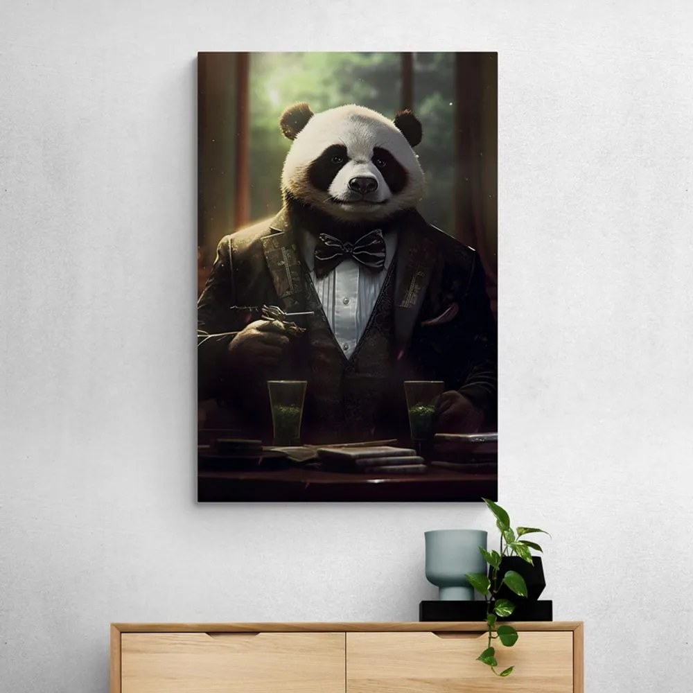 Tablou animal gangster panda