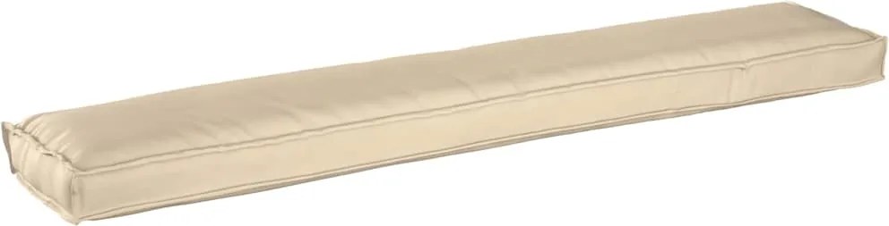 vidaXL Perna pentru palet Bej 200 x 40 x 8 cm Material Oxford
