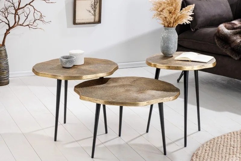 Set de 3 masute design unicat Organic