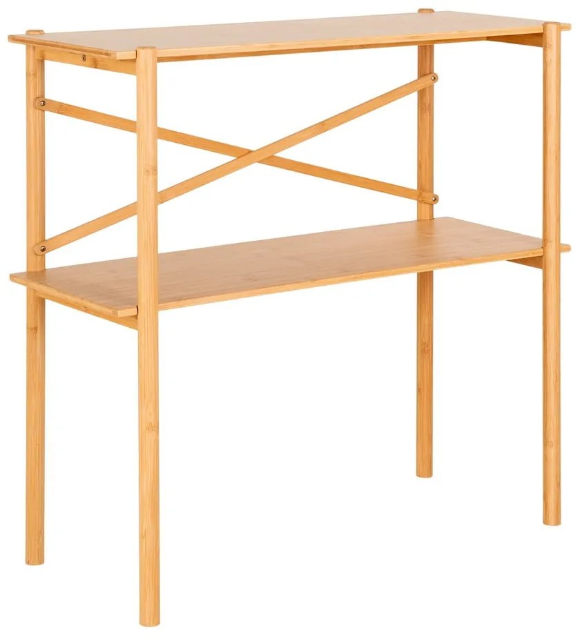 Masă consolă în culoare naturală din bambus 32x83 cm Manaus – House Nordic