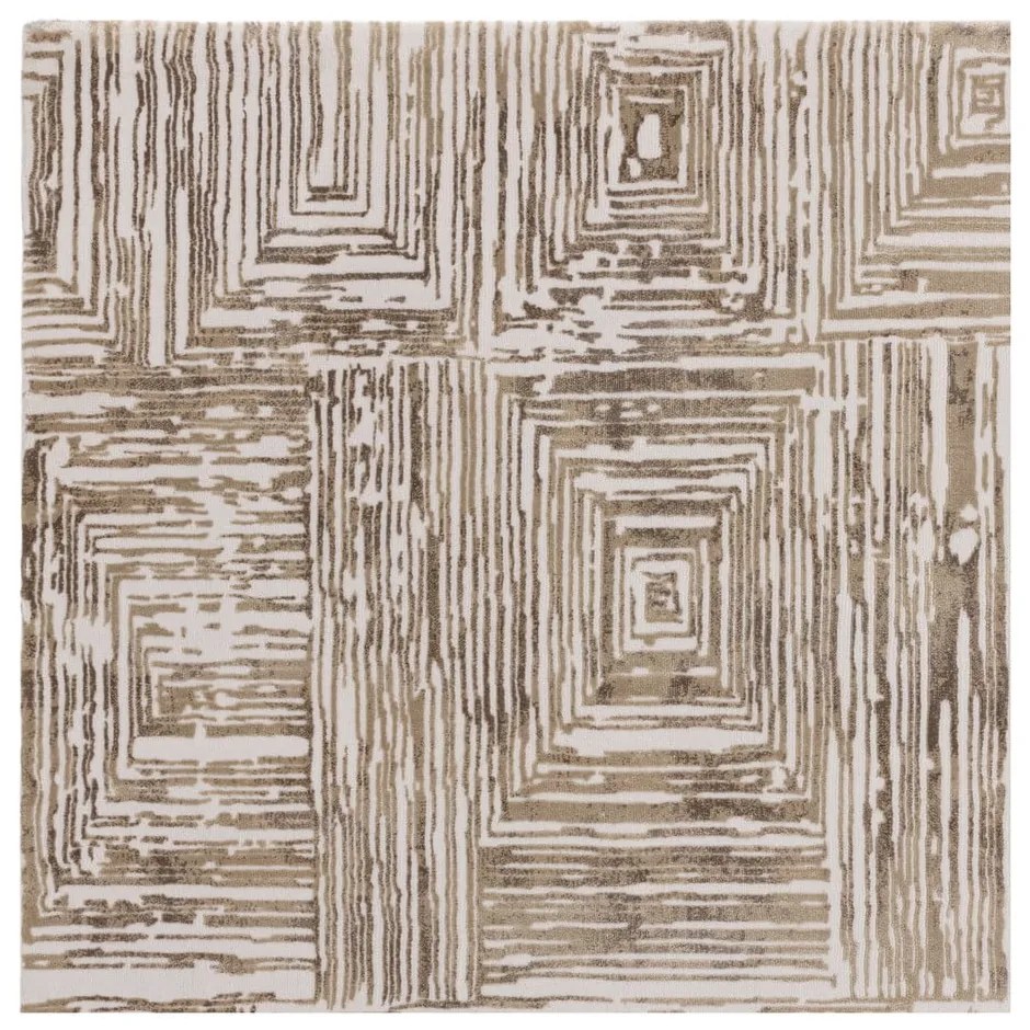 Covor bej 80x150 cm Kuza Lines Beige – Asiatic Carpets