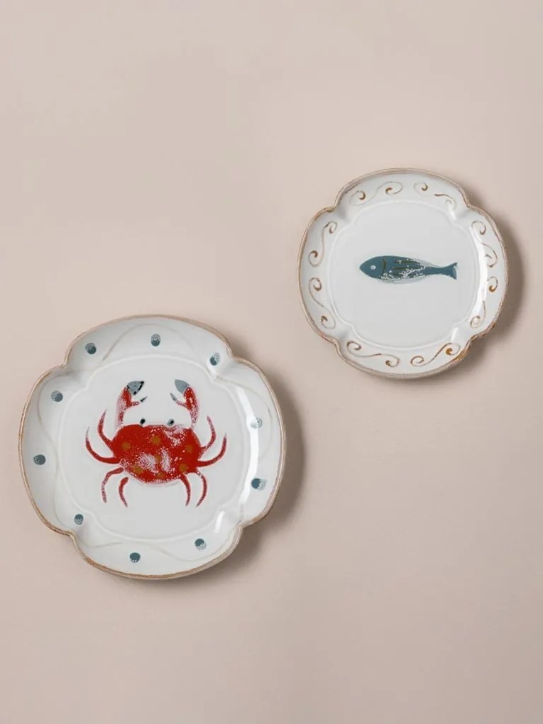Set 2 farfurii din ceramică, Ø20,3 cm, "Marine"