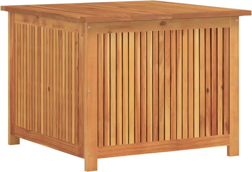 vidaXL Ladă depozitare pentru grădină 75x75x58 cm lemn masiv acacia