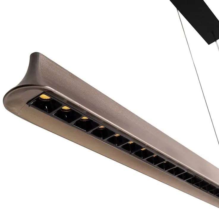 Lustra suspendata LED design modern Jo-Jo Simple gri